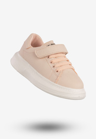 Sneakersy Dziecięce Buty Sportowe Na Rzepy Różowe Apawwa TC308