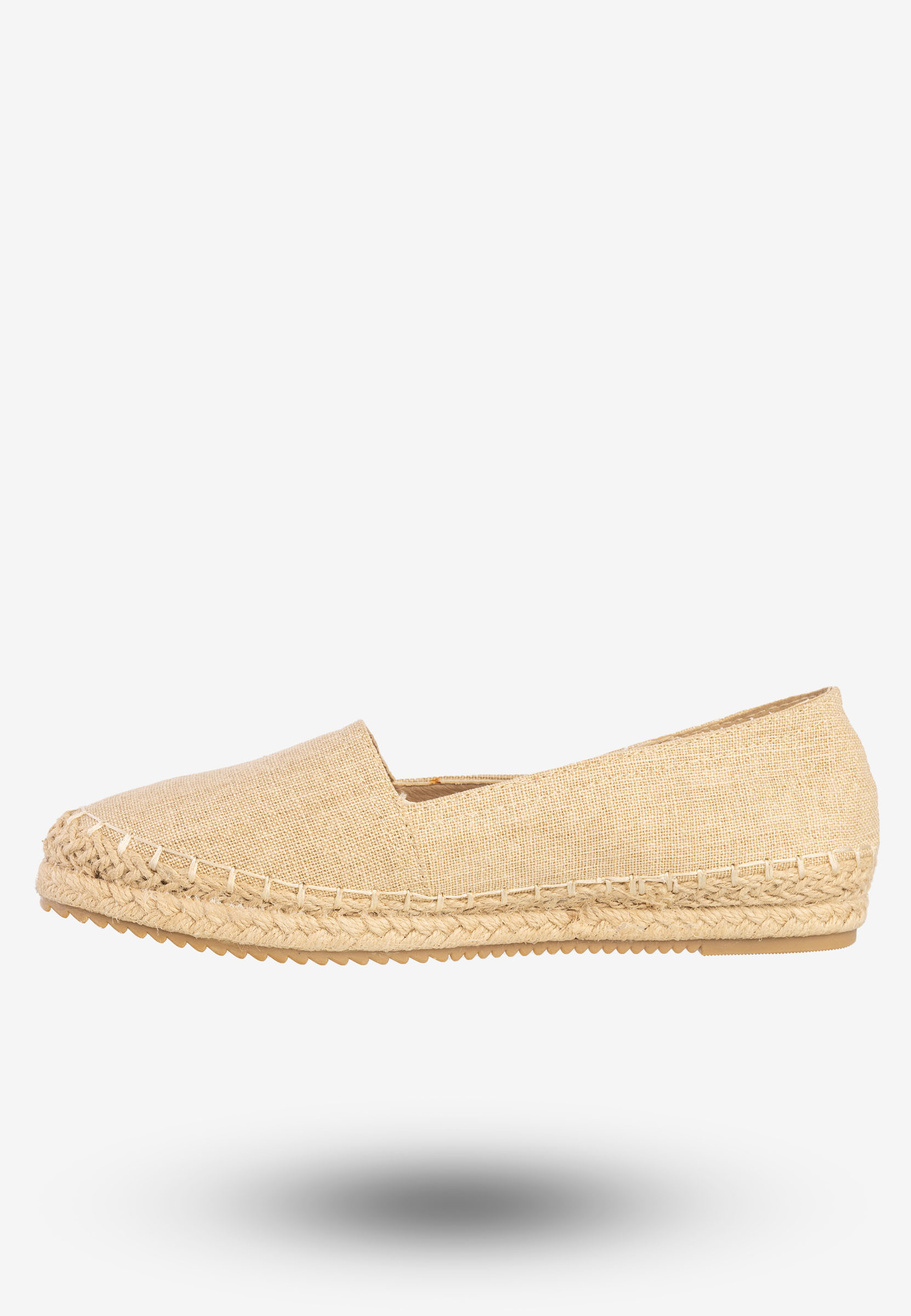 Espadryle Damskie Buty Półbuty American Club Beżowe C015-150427-9