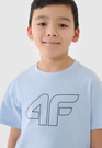 Koszulka Chłopięca 4F T-shirt Z Nadrukiem Niebieski 4FJWSS25TTSHM2325