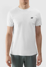 Koszulka Męska 4F Sportowy T-shirt Biały Regular TTSHM1154