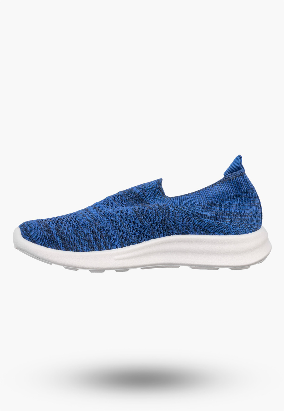 Buty Sportowe Dziecięce APAWWA Wsuwane Sneakersy Lekkie Niebieskie