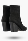 Botki Damskie Buty Na Obcasie Zimowe Ocieplane Eleganckie Stylowe Czarne