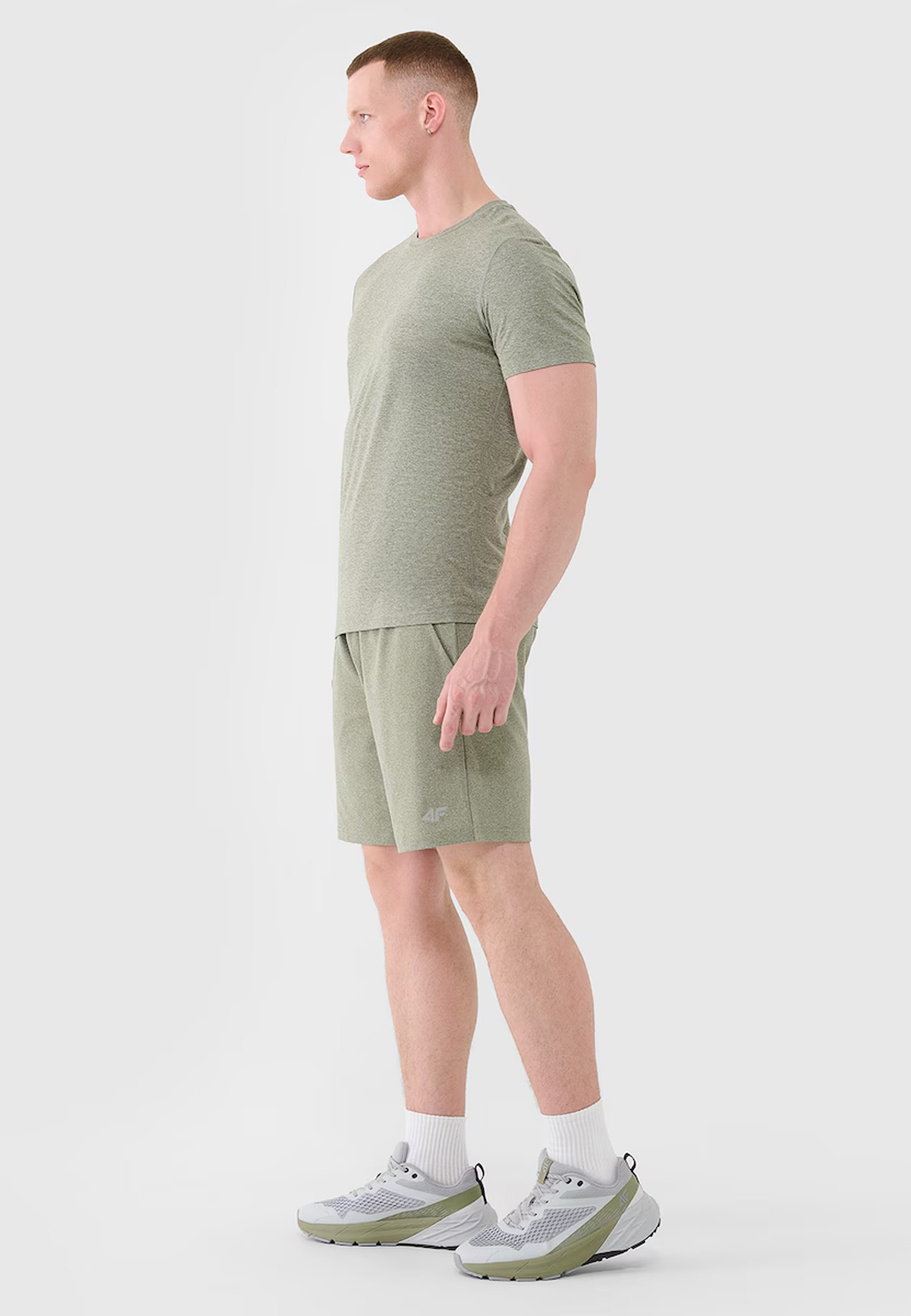 Spodenki Męskie 4F Sportowe Szorty Treningowe Khaki 4FWSS25TFSHM0911