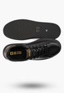Sneakersy Męskie BIG STAR Buty Sportowe Skórzane Czarne UU174291