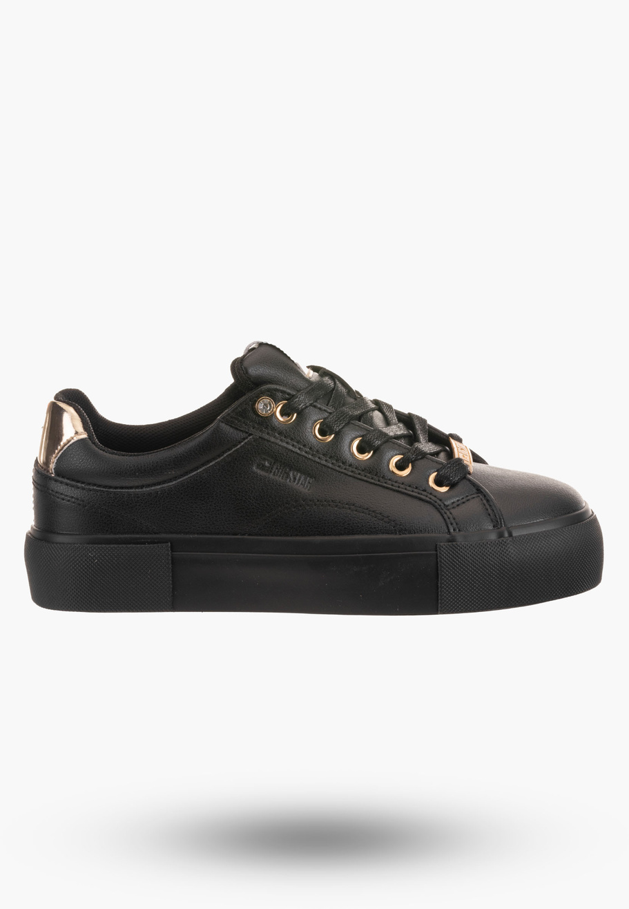 Buty Damskie BIG STAR Czarne Trampki NN274209