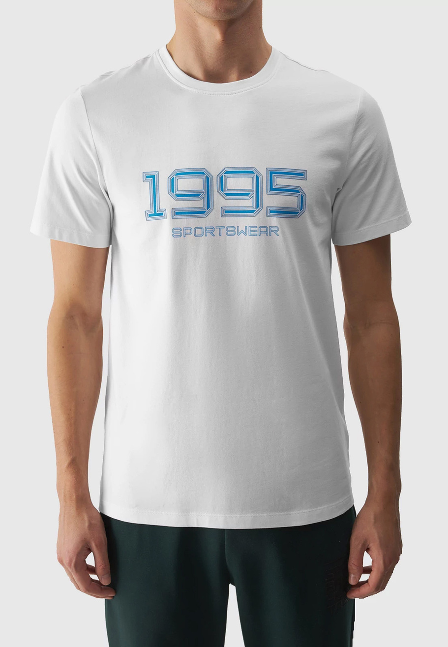 Koszulka Męska 4F T-shirt Biały Logo