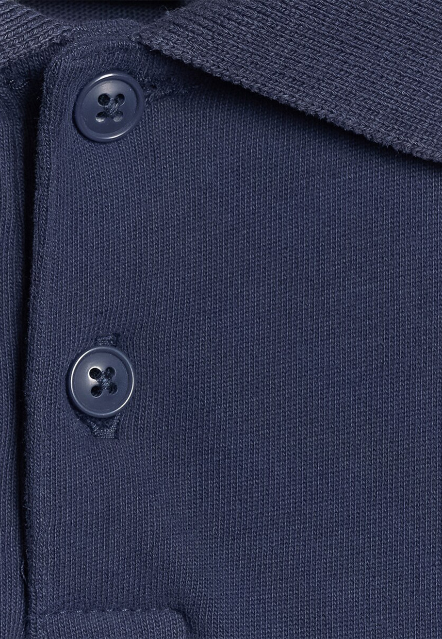 Longsleeve Chłopięcy 4F Regular Bluzka z kołnierzykiem Granatowa 4FJWAW25TLONM483