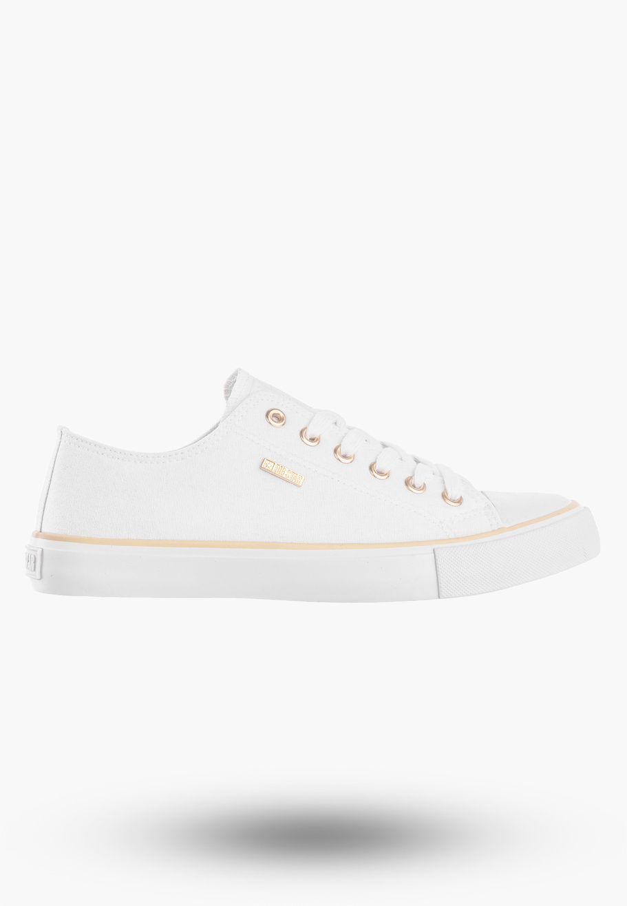 Trampki Damskie BIG STAR Buty Klasyczne Sportowe Białe TT274772