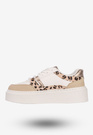 Sneakersy Damskie BIG STAR Buty Sportowe Półbuty Na Platformie Białe/Beżowe SS274357