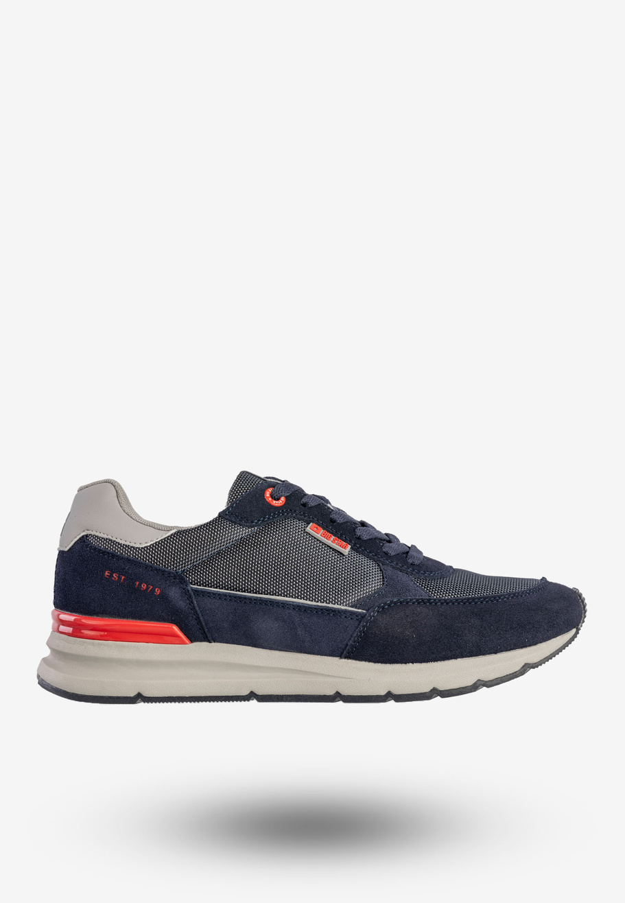 Sneakersy Męskie BIG STAR Buty Sportowe Półbuty Granatowe LL174122