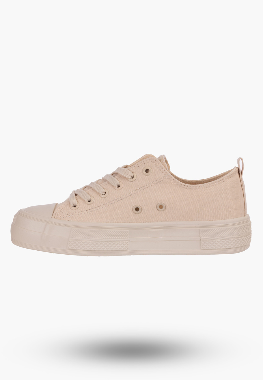 Trampki Big Star Beżowe Buty Damskie NN274854