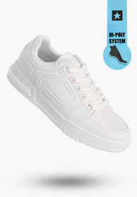 Sneakersy Damskie BIG STAR Buty Sportowe Białe Eko Skóra OO274A549