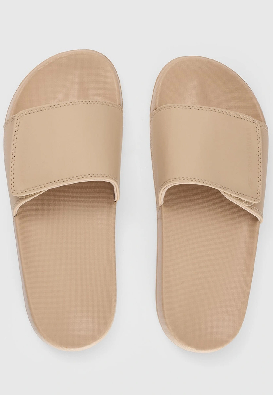 Klapki Damskie 4F Buty Letnie Plażowe Basenowe Beżowe 4FMM00FFLIF031A