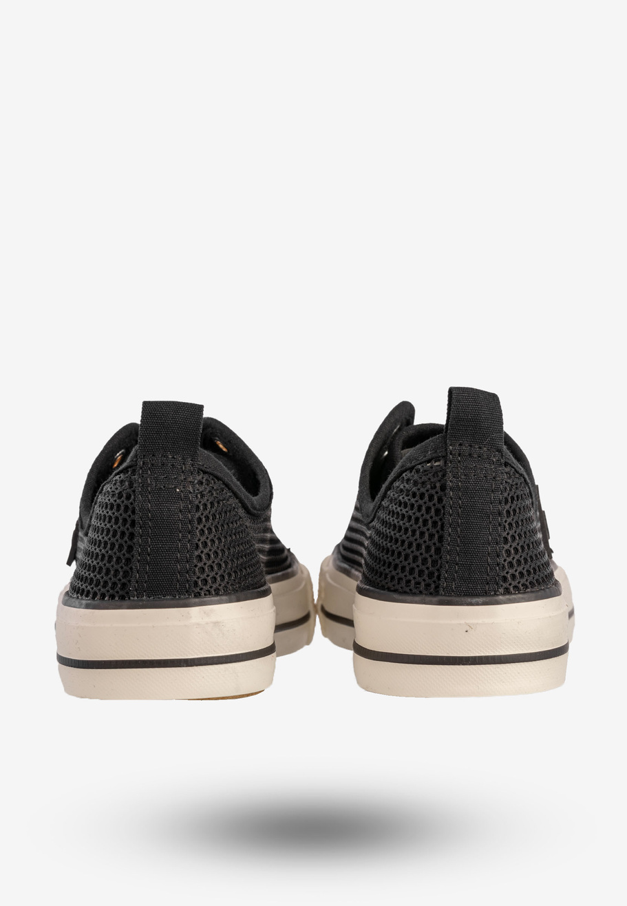 Trampki Damskie Ażurowe Buty Sportowe Czarne MSMG QY838