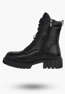 Buty Damskie BIG STAR Botki Czarne Trapery MM274578