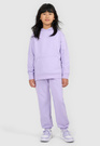 Bluza Dziecięca 4F Sportowa Z Kapturem Ocieplana Regular Fioletowa 4FJWSS26TSWSF2323