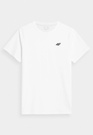Koszulka Męska 4F T-shirt Biały Basic Małe Logo