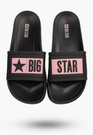 Klapki Damskie BIG STAR Sportowe Buty Na Basen Plażę Czarne TT274A010