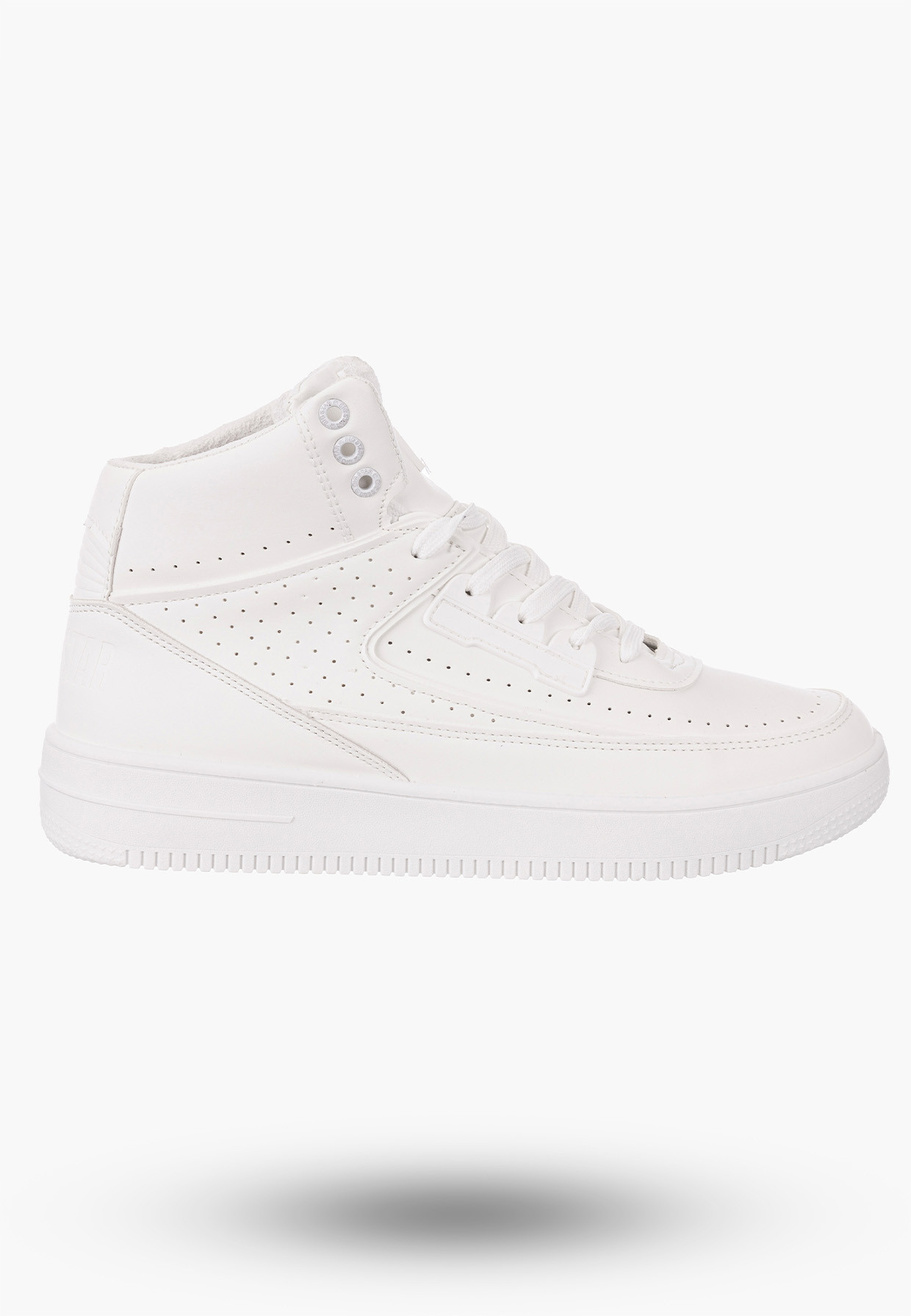 Buty Męskie BIG STAR Trampki Ocieplane Białe OO174553