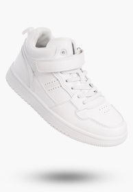 Buty Dziecięce Sneakersy Białe Na Rzepy Sportowe Za kostkę TC823