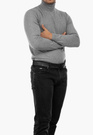 Golf Męski Elegancki Sweter Klasyczny Szary G-S-1-2024