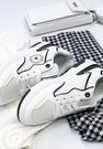 Sneakersy Damskie BIG STAR Białe z siatką LL274440