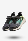 Sneakersy Dziecięce Na Rzepy Buty Sportowe Półbuty Czarne Apawwa G1865P