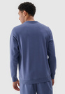 Bluza Dresowa Męska 4F Bez Kaptura Basic Niebieska 4FWMM00TSWSM1767