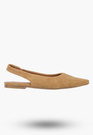 Baleriny Damskie Slingback Buty z odkrytą piętą Eleganckie Camel