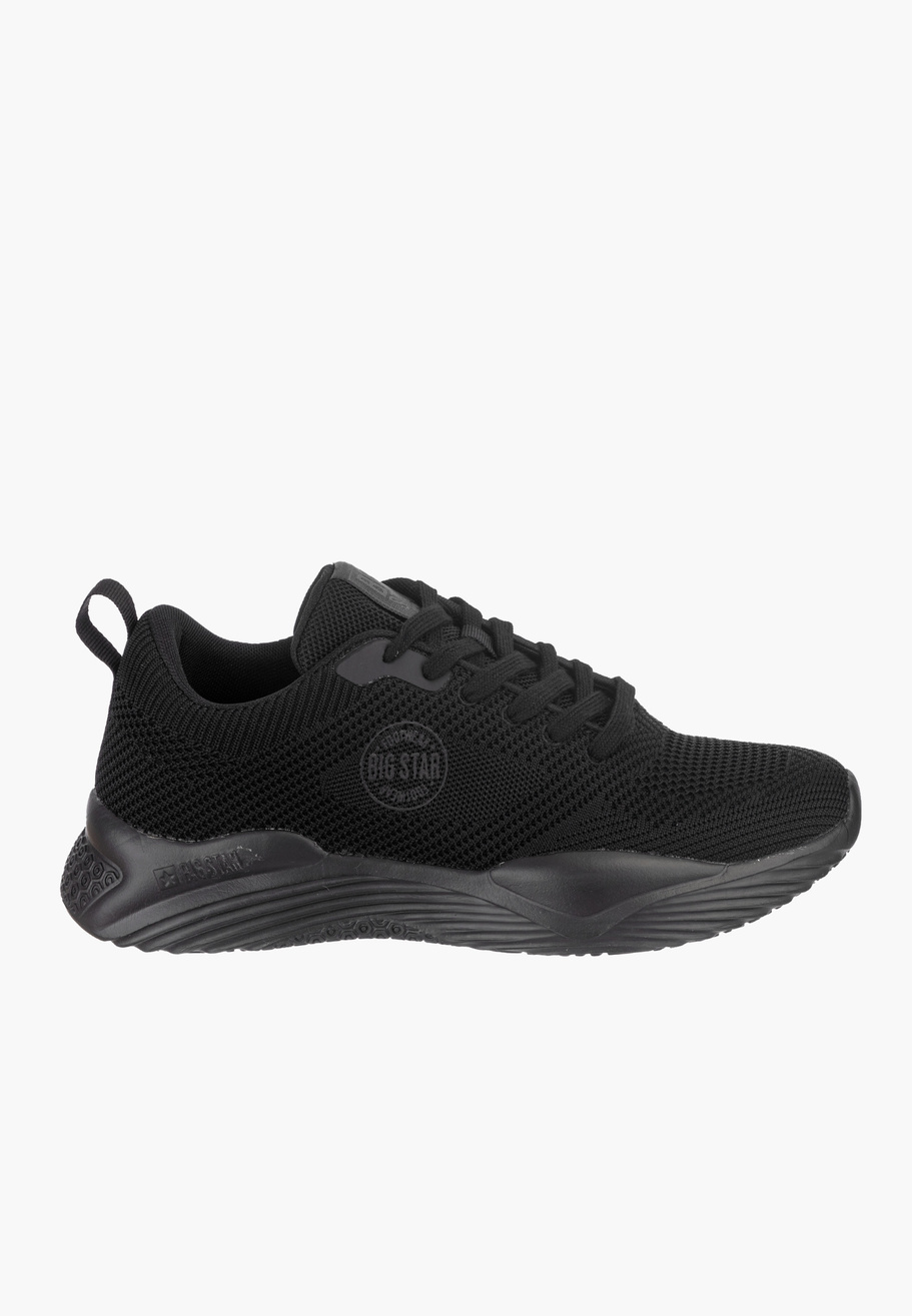 Sneakersy Męskie Big Star Czarne LL174248