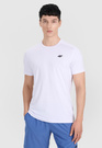 Koszulka Męska 4F T-shirt Treningowy Szybkoschnący Biały 4FWMM00TFTSM1830