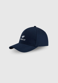 Czapka z Daszkiem 4F Uniseks Baseballówka Sportowa Granatowa 4FWSS26ACABU555