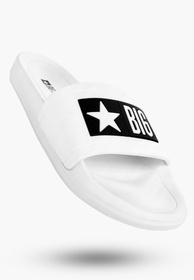 Klapki Big Star Męskie Białe DD174700