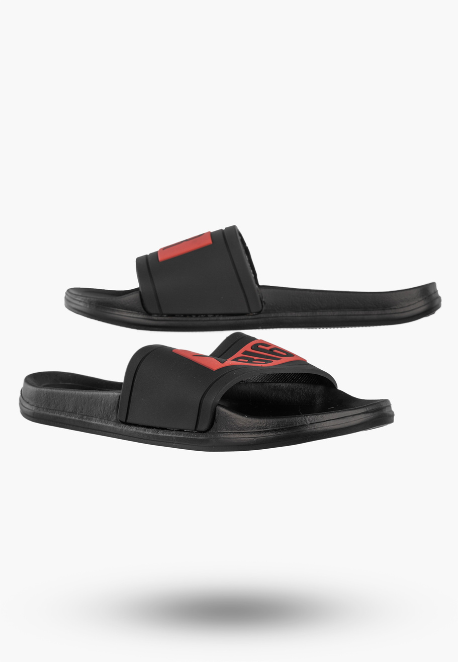 Klapki Damskie BIG STAR Sportowe Buty Na Basen Plażę Czarne TT274A006