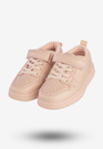 Sneakersy Dziecięce Ekoskóra Buty Sportowe Na Rzepy Różowe Apawwa TC813