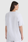 T-Shirt Uniseks 4F Oversize Koszulka z krótkim rękawem Szara 4FWSS25TTSHU1972