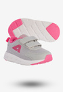 Buty Sportowe Dla Dziewczynki Dziecięce Na Rzepy American Club Szare ES127/23