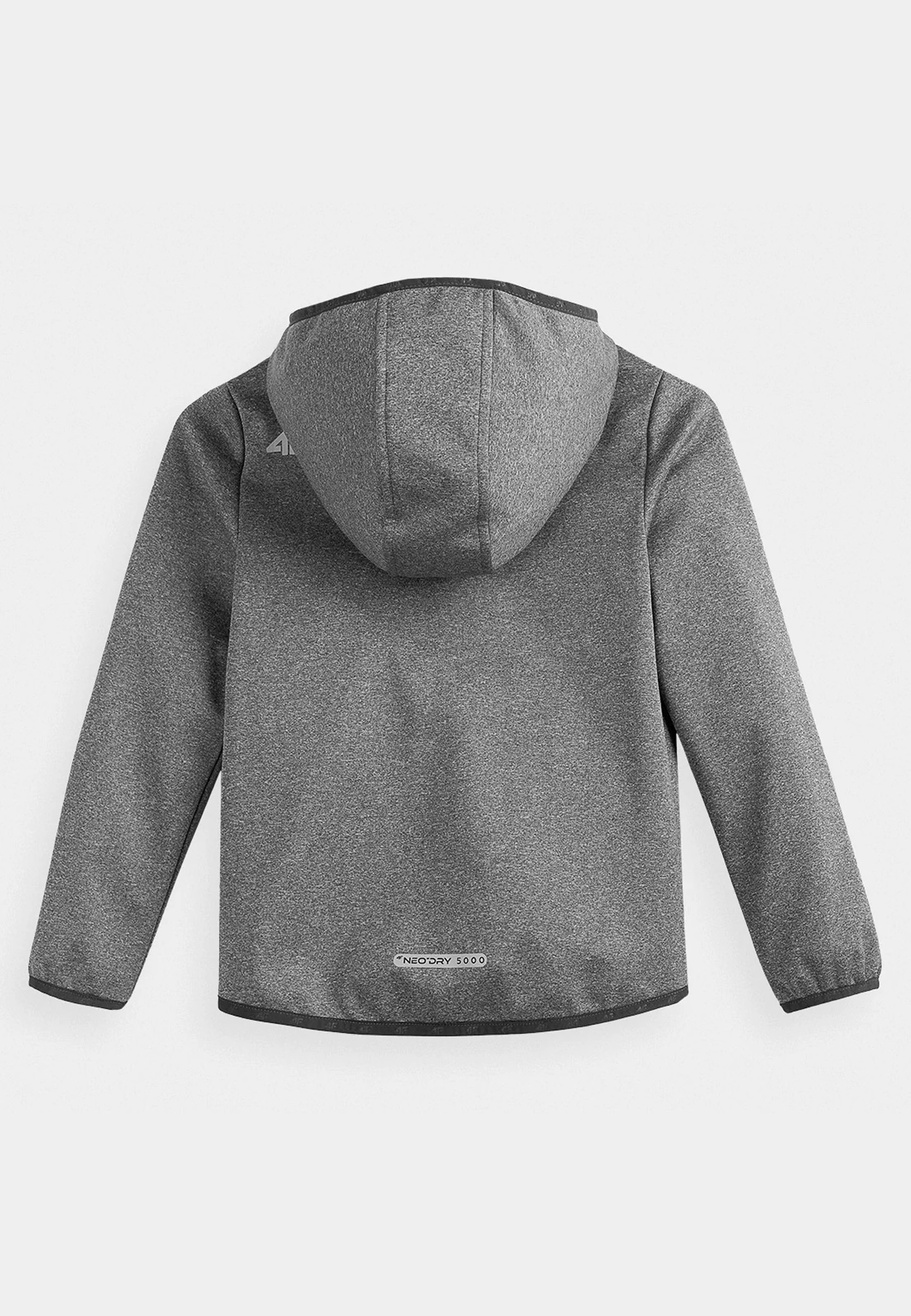 Kurtka Chłopięca 4F Szary Softshell HJL20-JSFM001A-25M