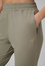 Spodnie Damskie 4F Sportowe Treningowe Szybkoschnące Jogger Oliwkowe 4FWSS26TFTRF1074