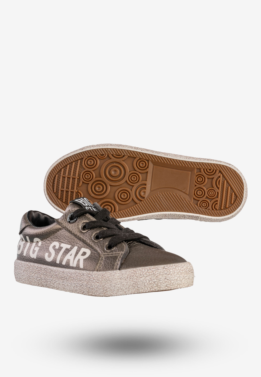 Trampki Dziecięce BIG STAR Ekoskóra Buty Na Zamek Metaliczne AA374042