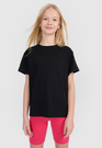 Koszulka Dziewczęca 4F T-shirt Czarny 4FJWMM00TTSHF2332