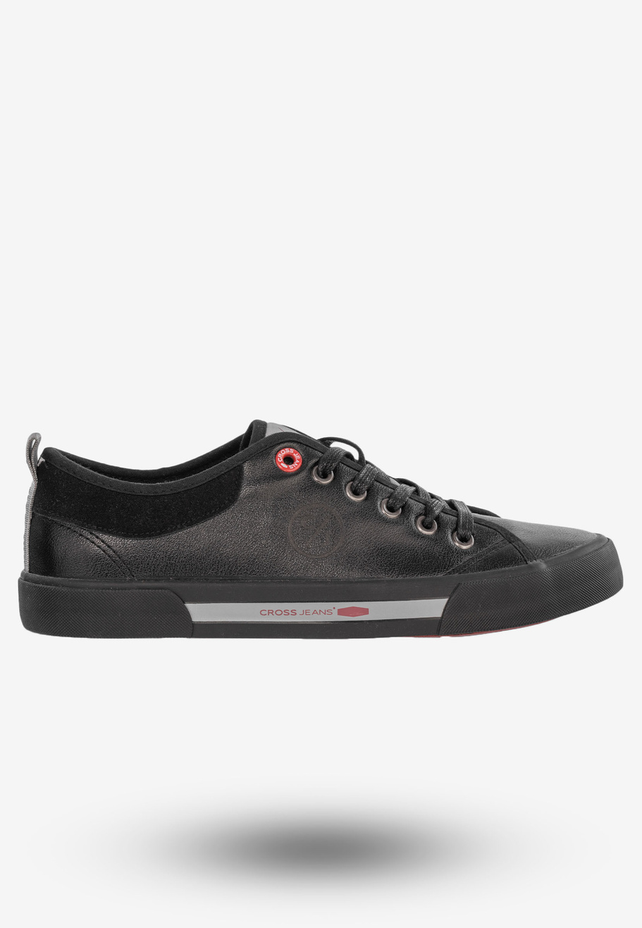 Trampki Męskie Tenisówki Buty Cross Jeans Czarne II1R4006C