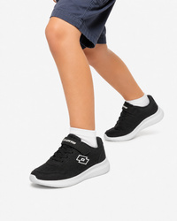 Sneakersy Dziecięce Lotto Buty Sportowe Na Rzepy CONNECT Czarne