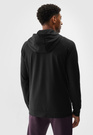 Bluza Męska 4F Czarna Rozpinana Sportowa Treningowa 4FWAW24TFSWM403