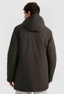 Kurtka Parka Męska 4F Zimowa Ocieplana NeoDry Z Kapturem Khaki 4FWAW25TTJAM0884
