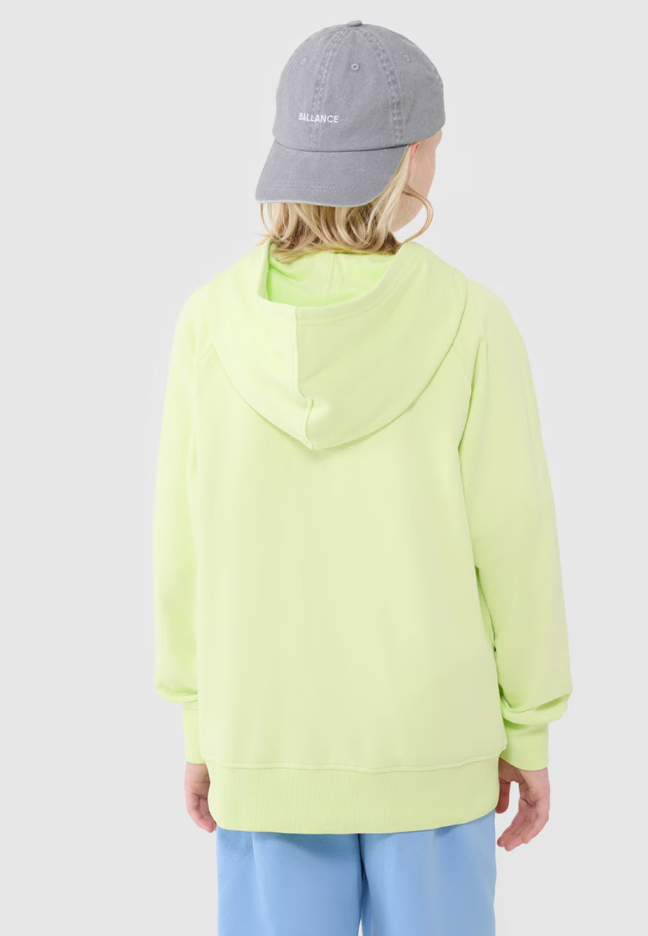 Bluza Chłopięca 4F z Kapturem Oversize Zielona 4FJWSS25TSWSM1712
