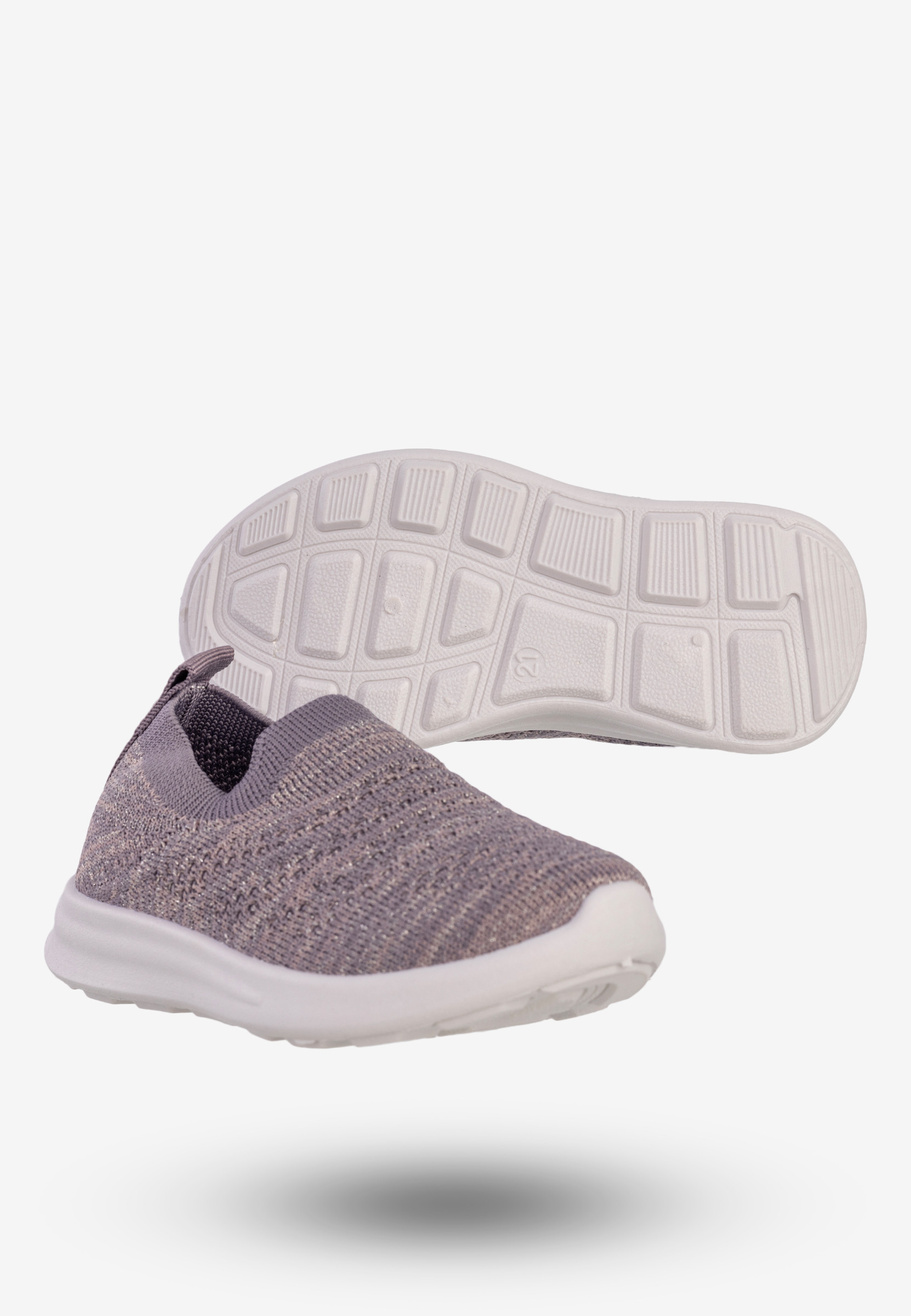 Sneakersy Dziewczęce Wsuwane Buty Sportowe Fioletowe Apawwa Z30