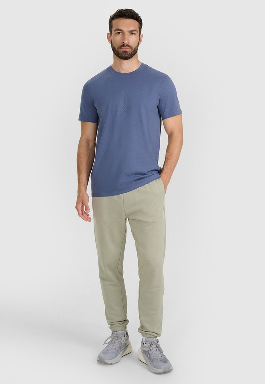 Koszulka Męska 4F T-shirt Z Nadrukiem Regular Niebieski 4FWMM00TTSHM2257