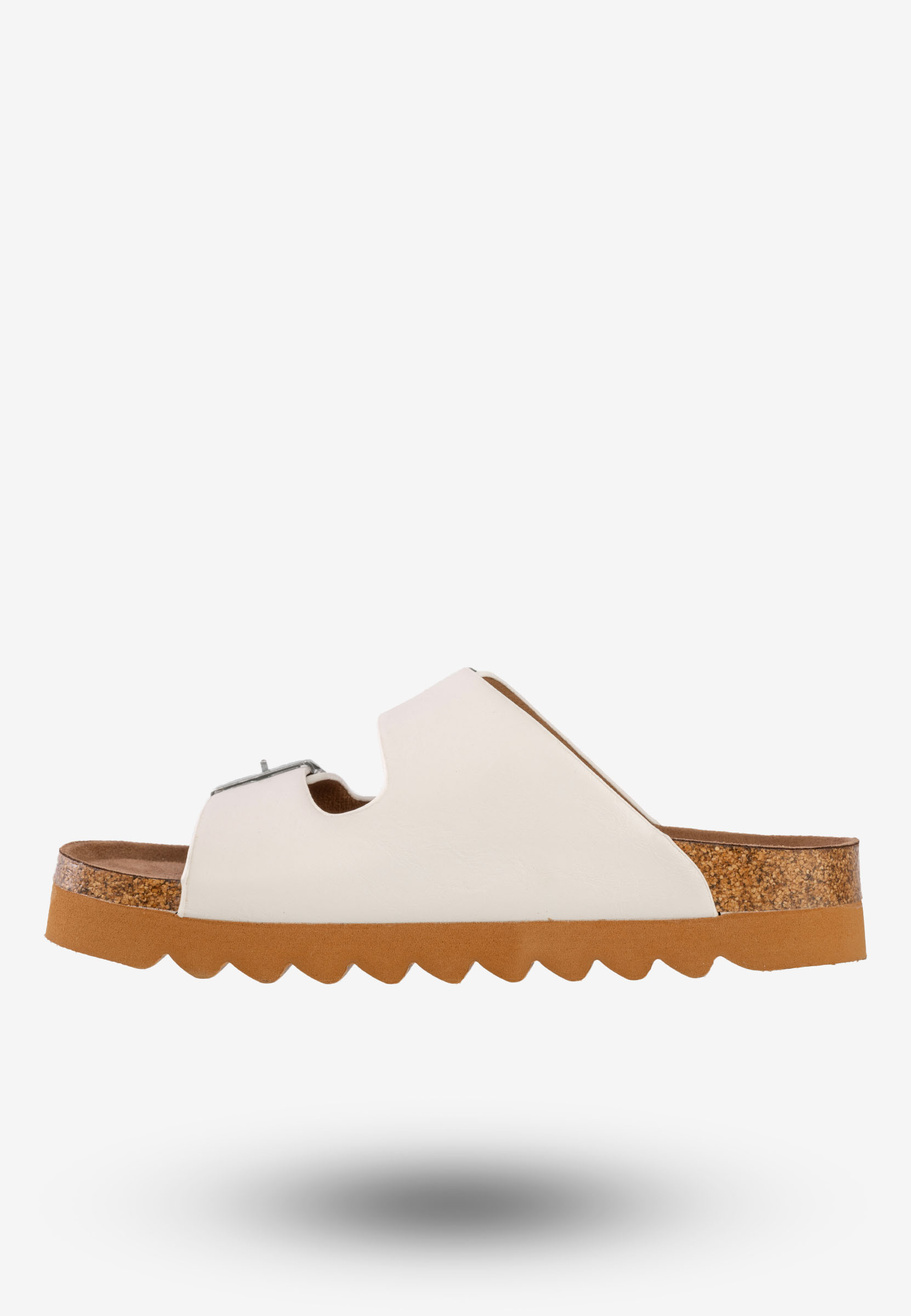 Klapki Casual Damskie Big Star Białe LL274480