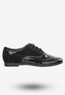Półbuty Damskie Buty Eleganckie Ze Skóry Ekologicznej Czarne 126/250